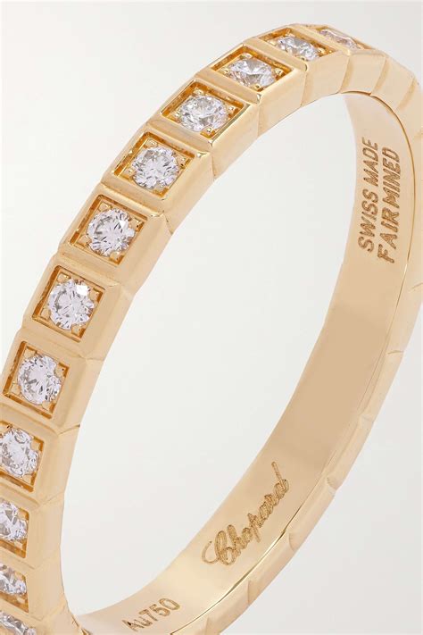 chopard ice cube gold ring.